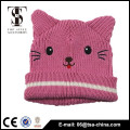 popular winter cat ear knitted hat